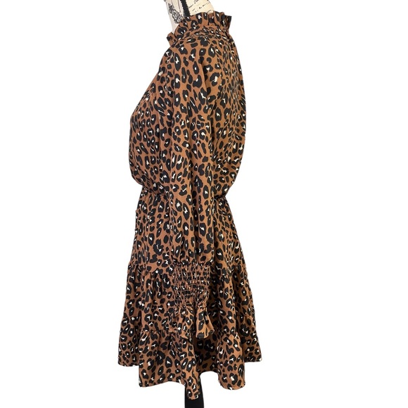 KARLIE Leopard Print Dress - Picture 2 of 6